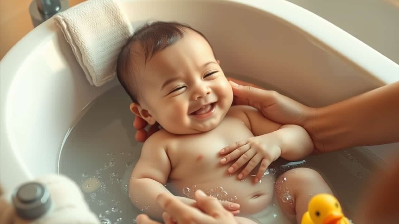 Como tornar o momento do banho do seu bebê mais seguro